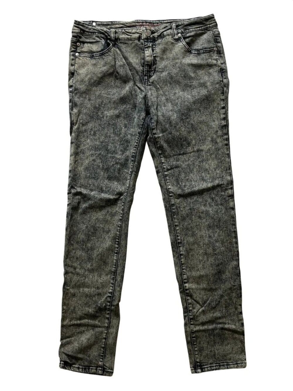 LIVERPOOL Abby Skinny Stone Wash Jeans Grunge Punk Indie Rocker SZ 12